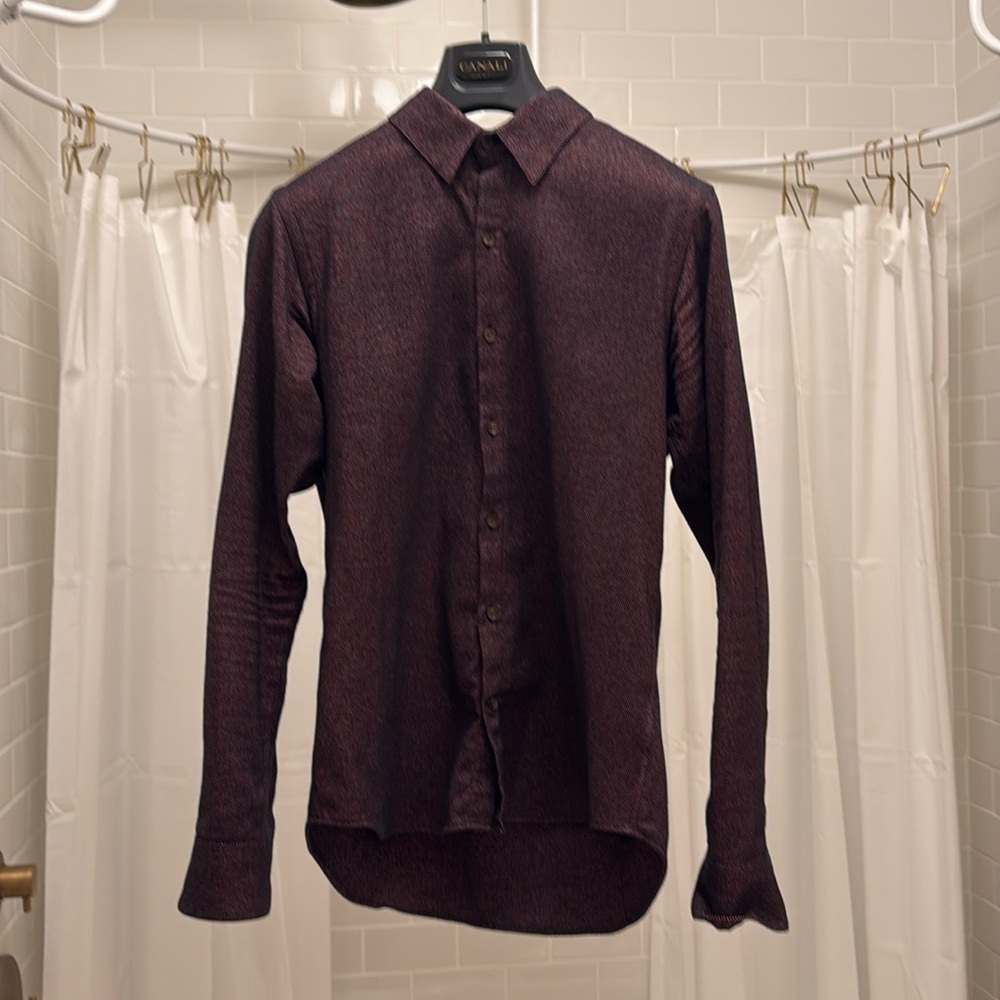 Eighteen Waits button up burgundy